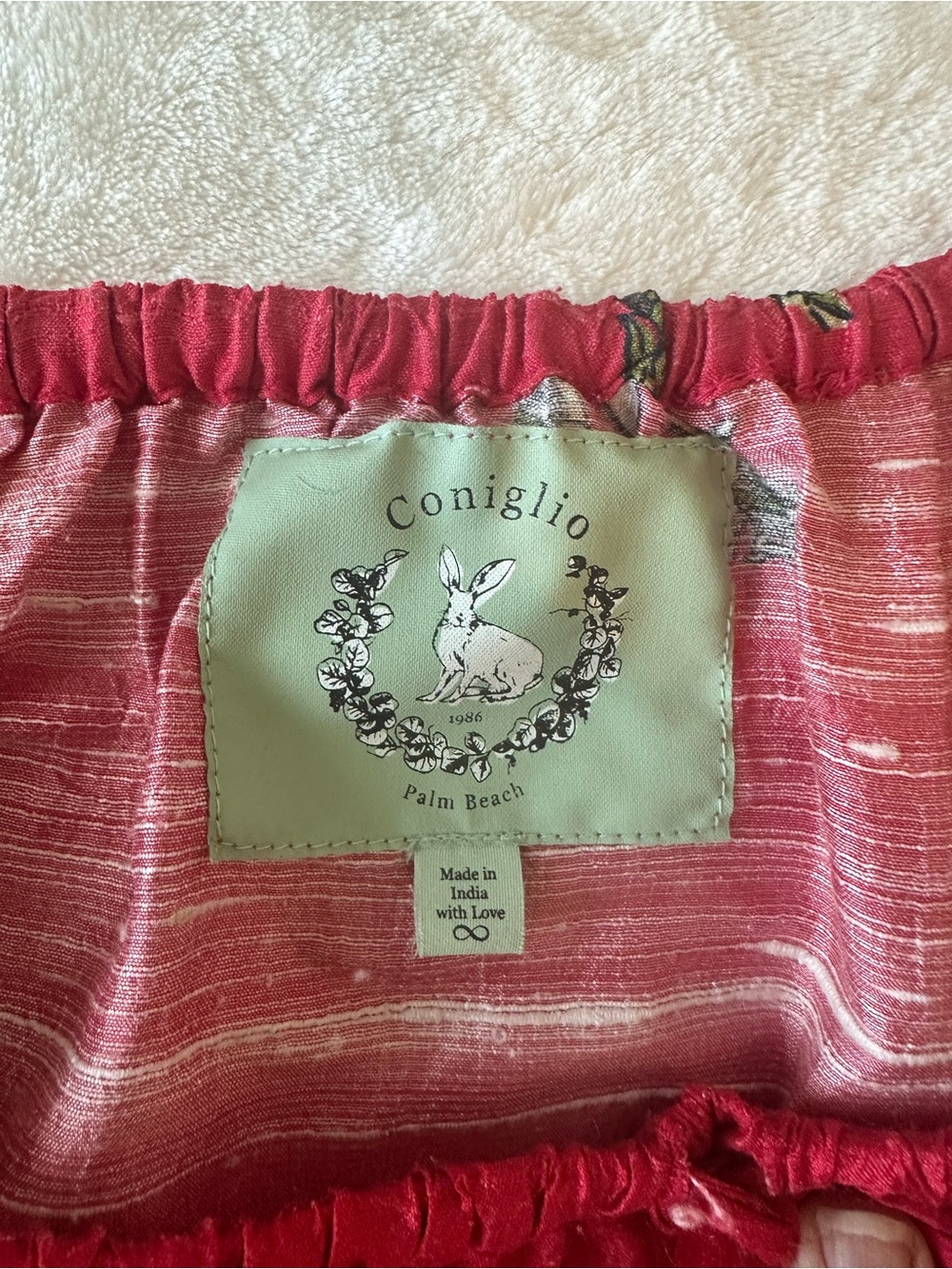 Coniglio Palm Beach Strapless Crop Top - Picture 3 of 7